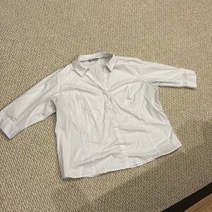 Lee White Button Down Shirt
